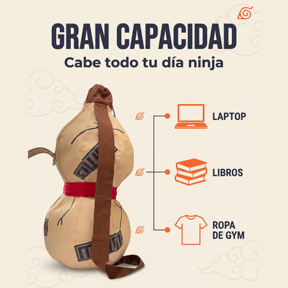 Mochila Ninja Calabaza de Gaara 🍥 | Chakra House